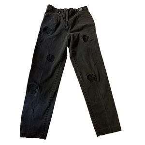 Versace vintage black jeans